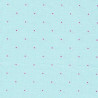 Batiste aqua ? mini pois framboise