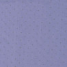 Popeline ? mini pois pervenche et gris fum?e