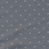 Popeline gris argile ? pois gris argent?