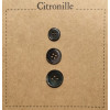 Dark grey mother-of-pearl buttons
