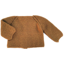 Brassière ou cardigan en Bébé mérinos