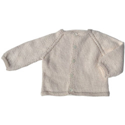 Brassière ou cardigan en Bébé mérinos