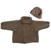 veste ? double boutonnage et bonnet