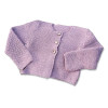 cardigan au point mousse
