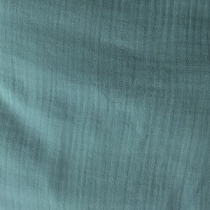 Organic cotton double gauze mint