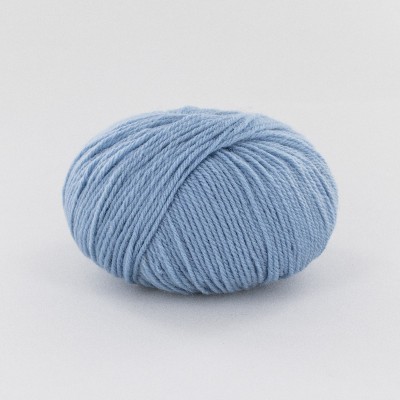 Pure laine lavable bleu gustavien