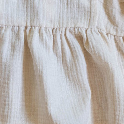 Organic cotton double gauze natural