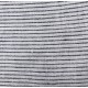 Lin fines rayures noir et blanc