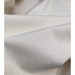 Sergé de coton naturel