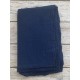 coupon of navy blue organic cotton dobble gauze