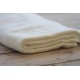 Coupon double gaze de coton blanc