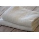 Coupon double gaze de coton blanc