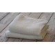 Coupon double gaze de coton blanc