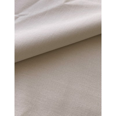 Poplin in organic cotton sand