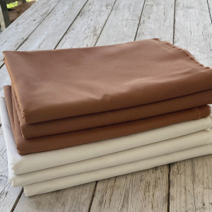 Twill de coton pain d'épices