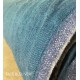 Coupon of 0m80 of dark grey double-sided checked linen