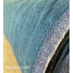 lin épais double face denim et canard