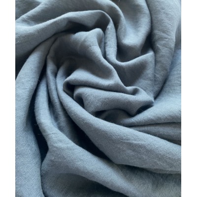 lin lavé gris bleu 