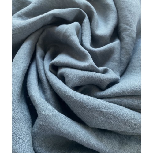 lin lavé gris bleu 