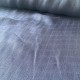 linen double gauze in light blue check