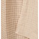 Coupon of 0m80 of dark grey double-sided checked linen