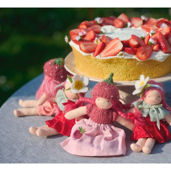 Mini fraise  pour mini poupée Happy to see you