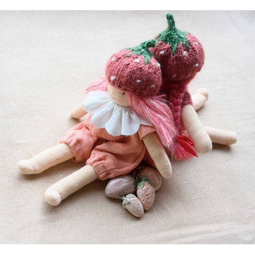 Mini strawberry for mini Happy to see you doll