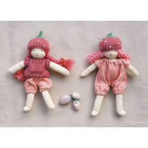 Mini strawberry clothes  for mini Happy to see you doll ebook in french