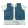 Vest for baby in cotton