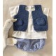 Gilet d'été en coton pour bébé