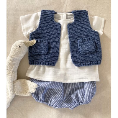 Vest for baby in cotton