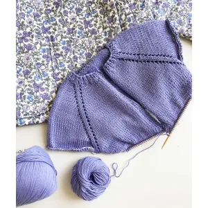 Patron tricot Citronille : cardigan raglan en coton O'Hara de Fonty