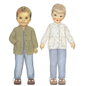 Sewing pattern Citronille PDF to download :  Zenobie, jacket with optional collar, quilted or unquilted