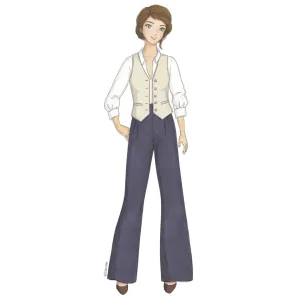 Sewing pattern Citronille :  suit waistcoat pattern for women in PDF to download