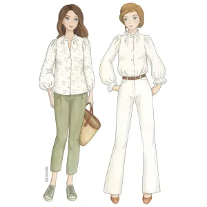 Sewing pattern Citronille : blouse Sybille to download