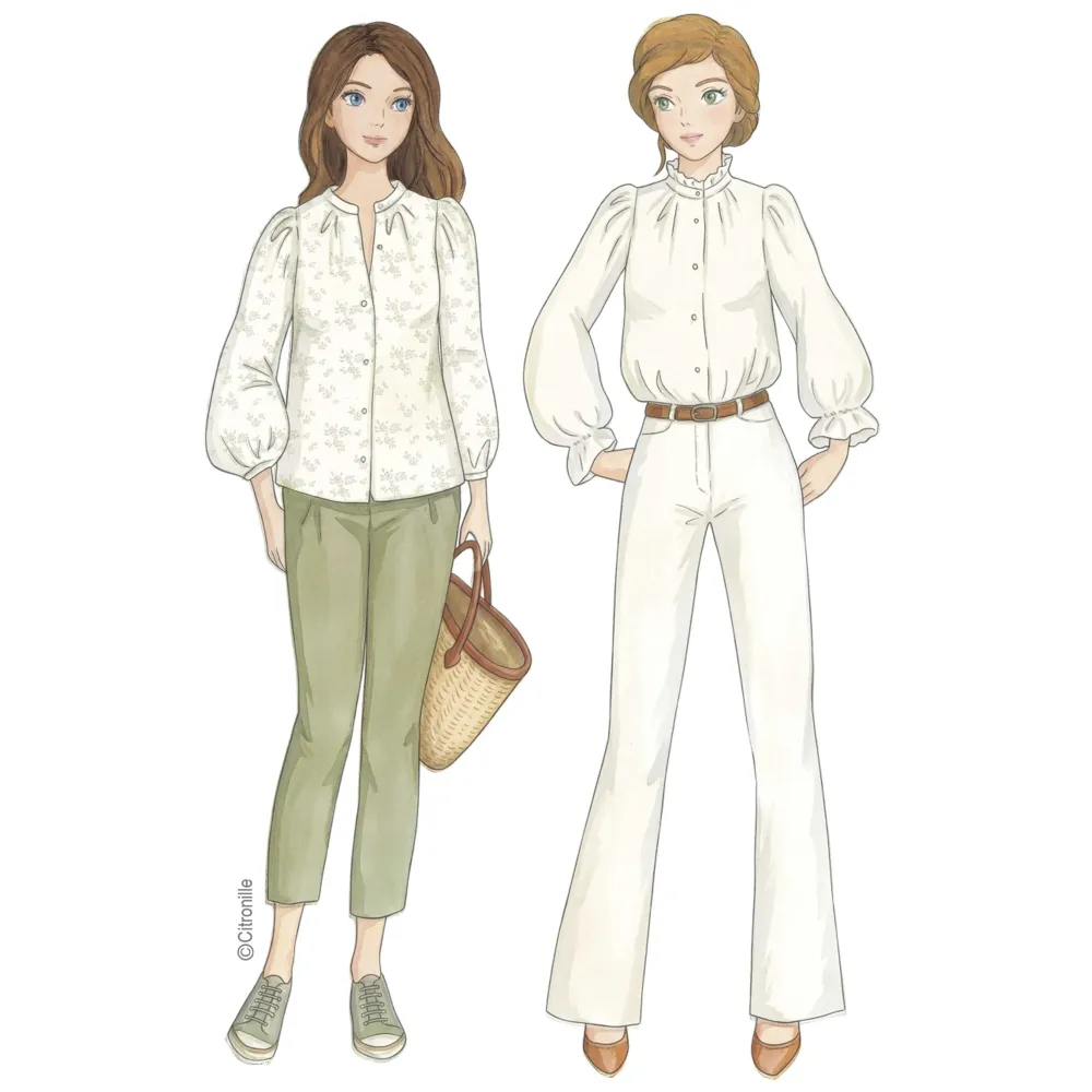 Patron couture Citronille : chemisier Sybille