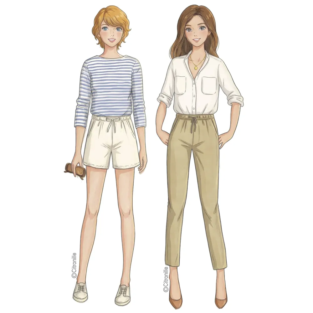 Patron couture Citronille : pantalon ou short Sirius pour femme
