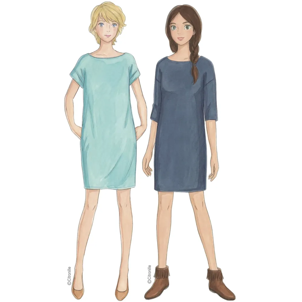 Patron couture Citronille : robe Isolde en version PDF à télécharger