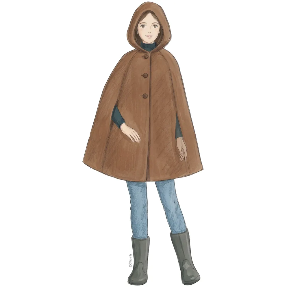 Patron couture Citronille : cape Alienor