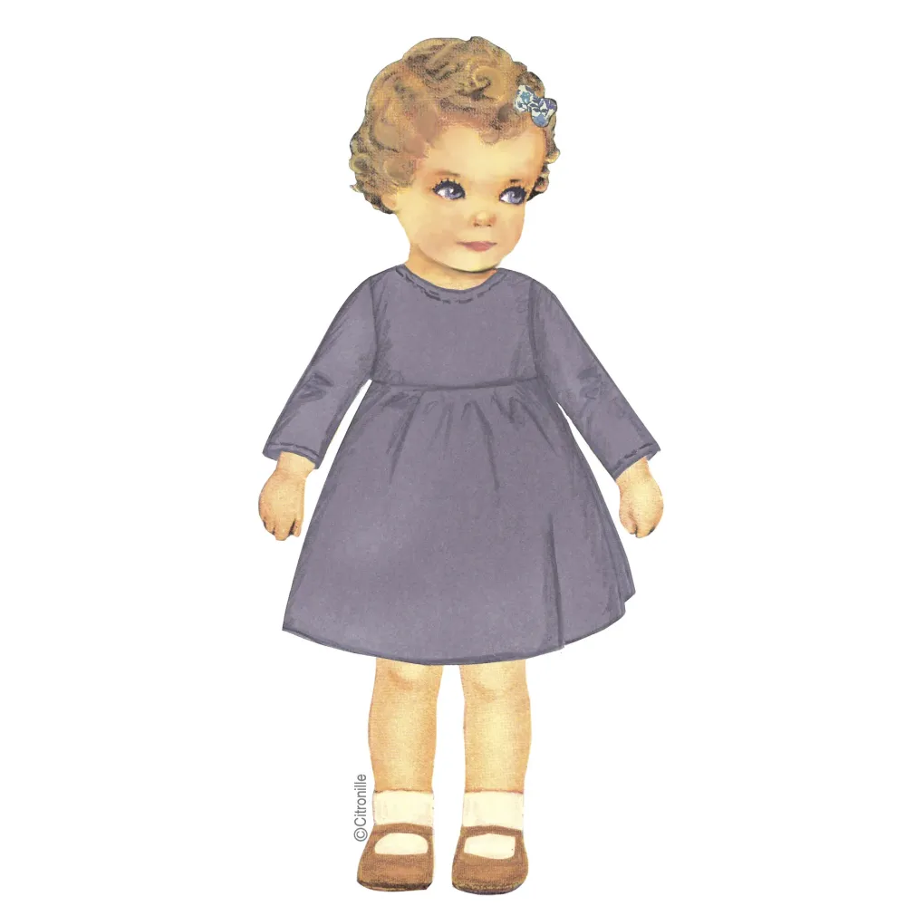 Violette dress, sewing pattern to dowload