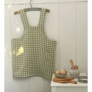Citronille sewing pattern PDF to donwload : Camille, japanese style apron  with cross straps in the back and large pockets