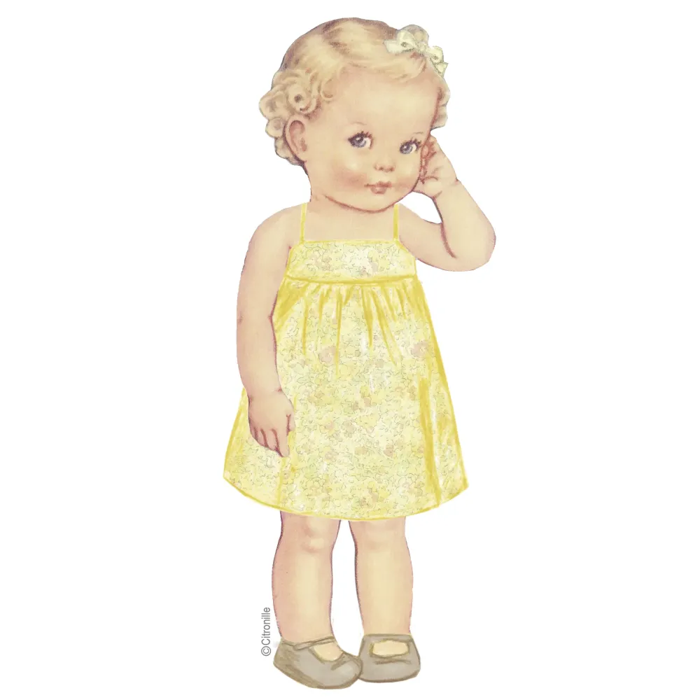 Sewing pattern Citronille to download : Augusta dress with bloomer