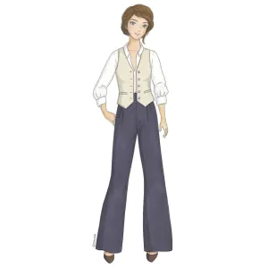 Patron couture Citronille : Miles, gilet de costume pour femme PDF à télécharger