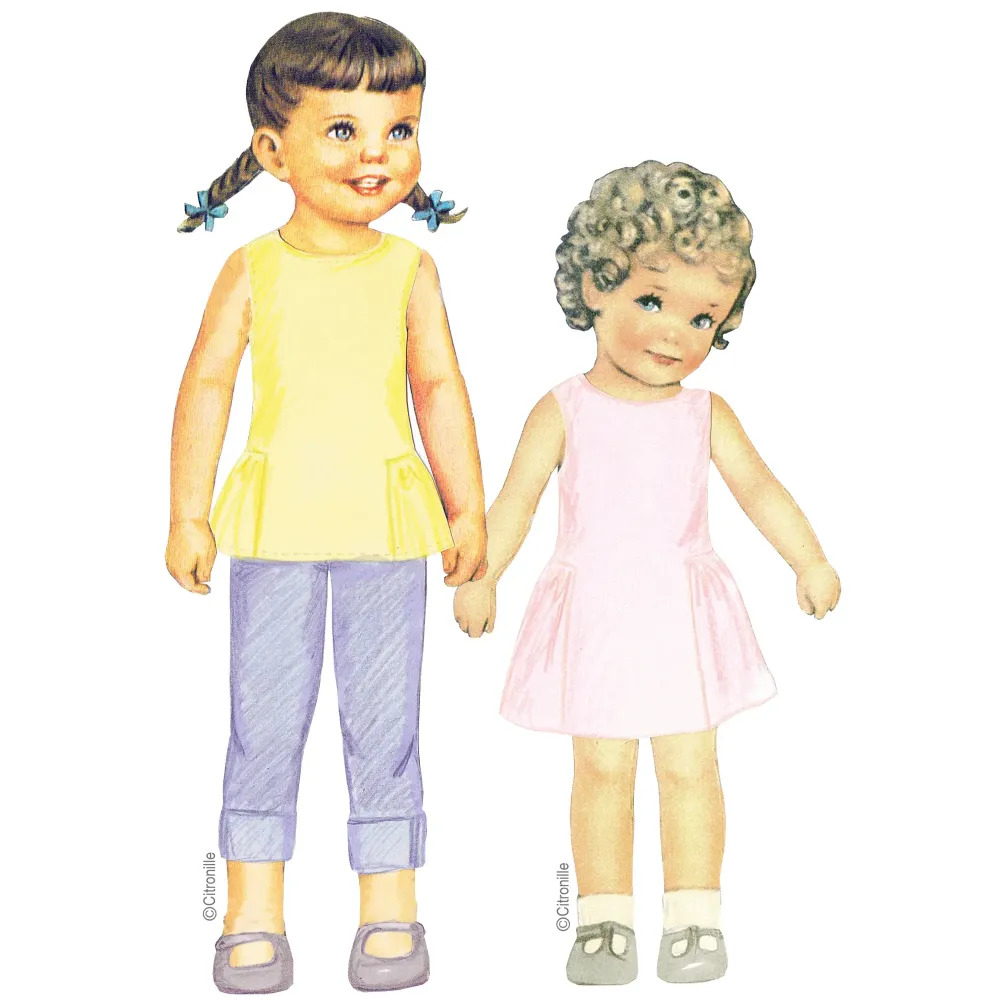 Citronille sewing pattern for children Solange dress or top