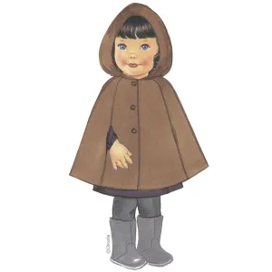 Citronille patron couture pour enfants cape capuche