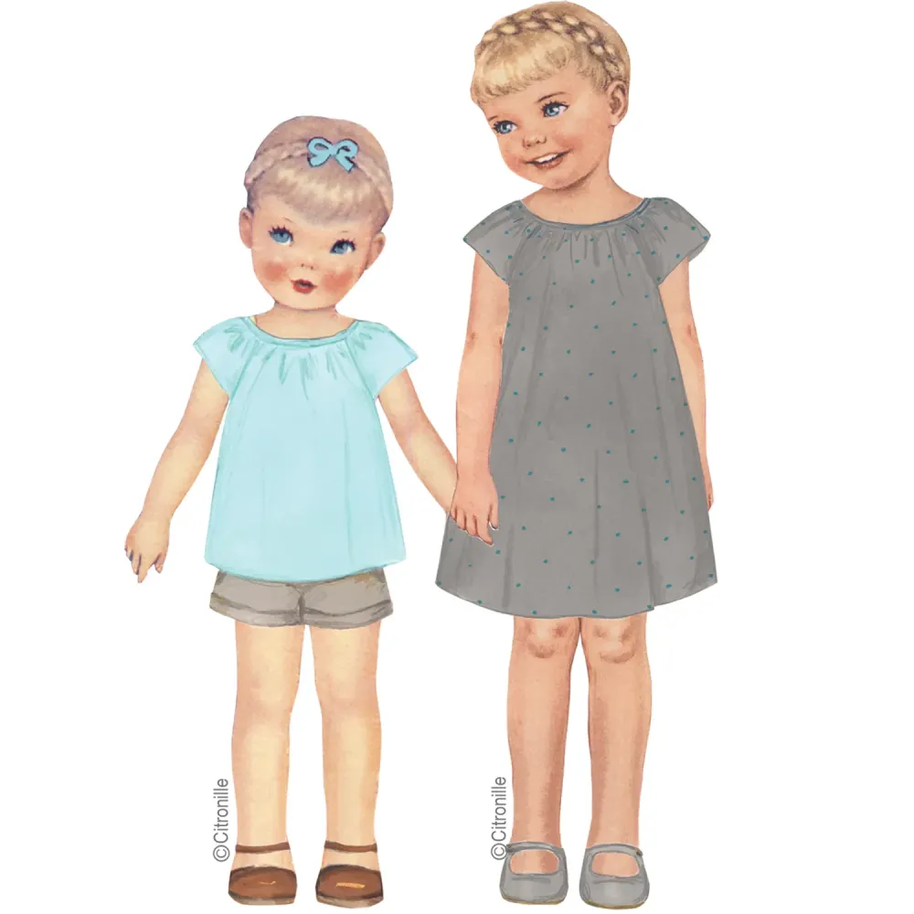 Citronille sewing pattern PDF to download for children