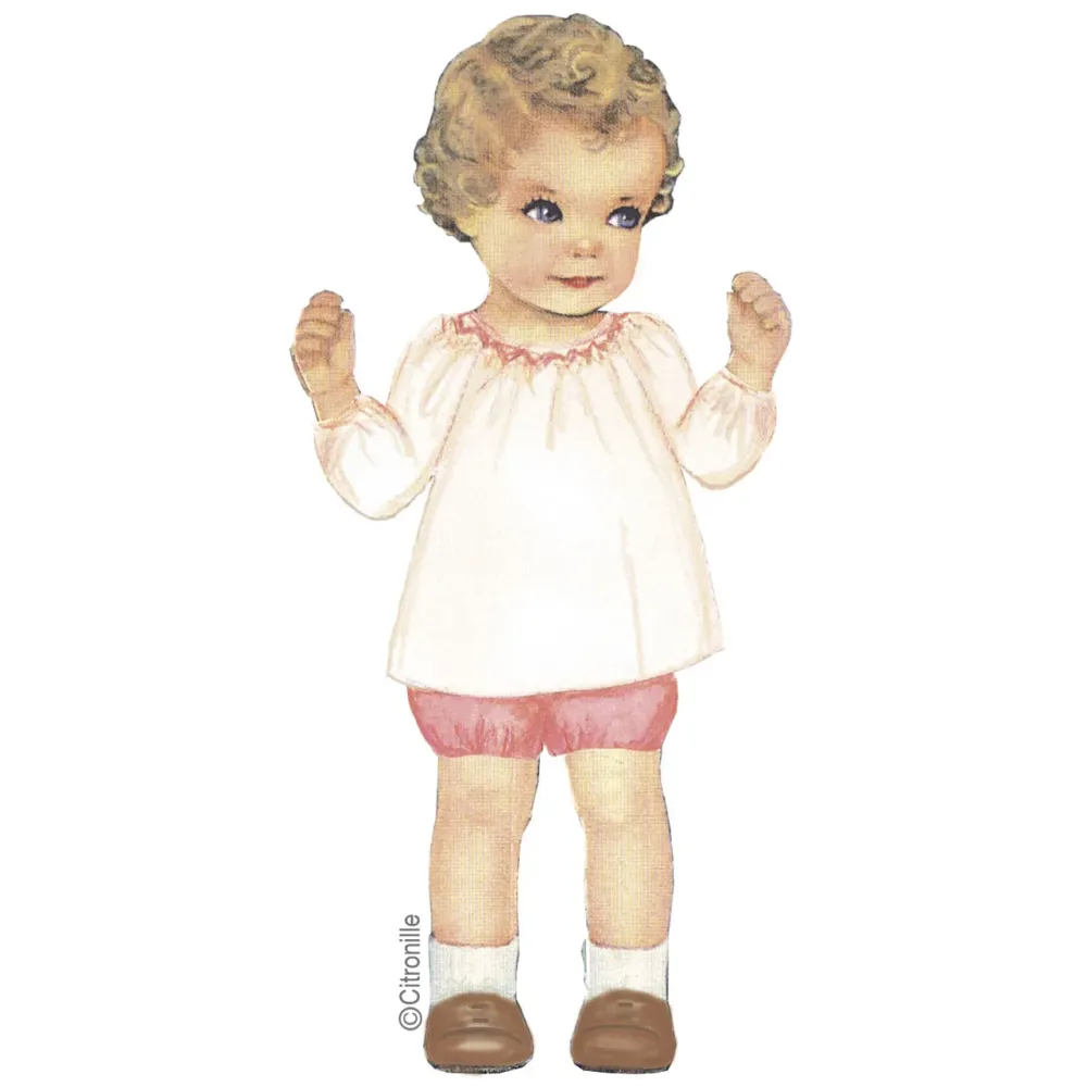 sewing pattern PDF to download Citronille for babies yoke smocks
