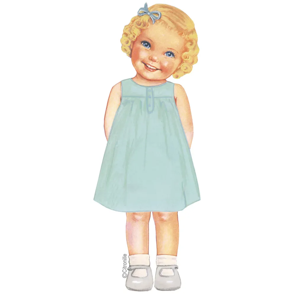sewing pattern for babies Citronille dress for babies