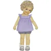 sewing pattern for babies Citronille top with yoke and ruffles