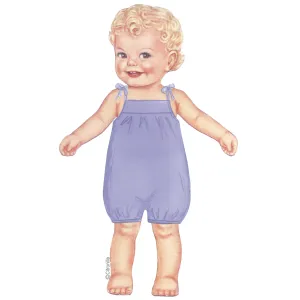 patron couture pour bébés Citronille barboteuse salopette été